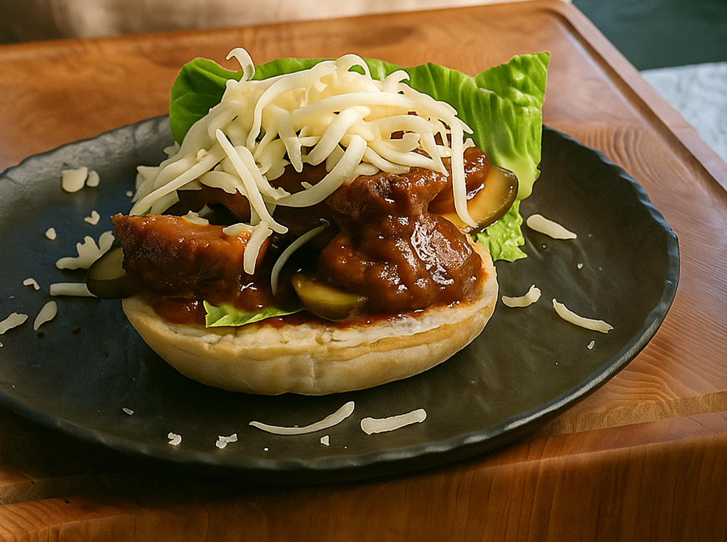 Schaschlik Meatball Burger