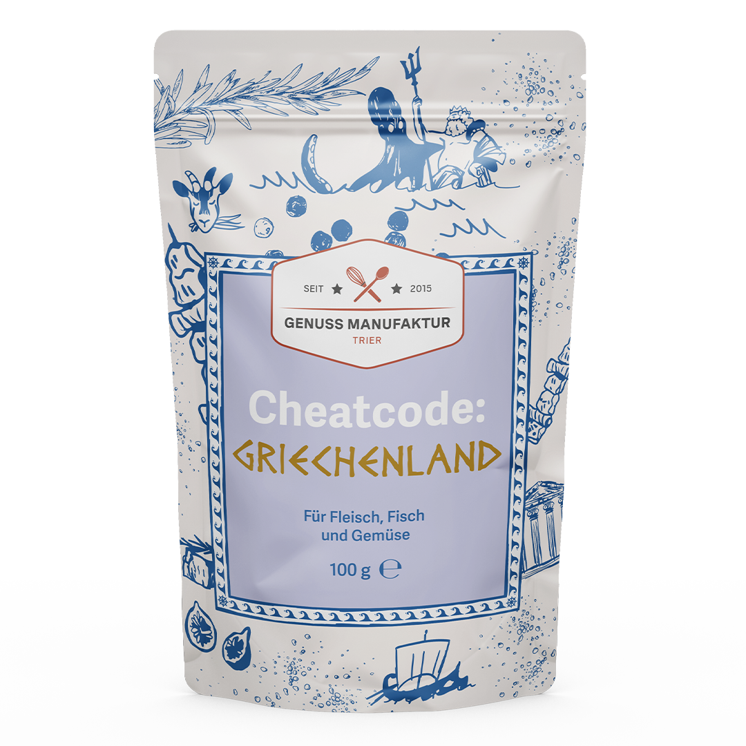 Cheatcode Griechenland im Beutel